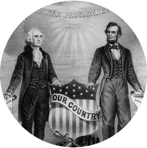 Washington or Lincoln? logo