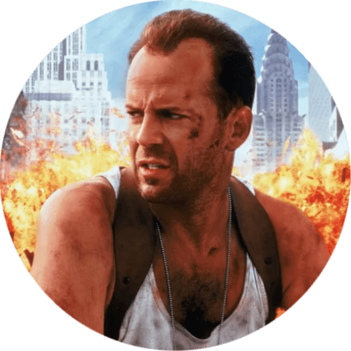 Legends of Film: Bruce Willis logo