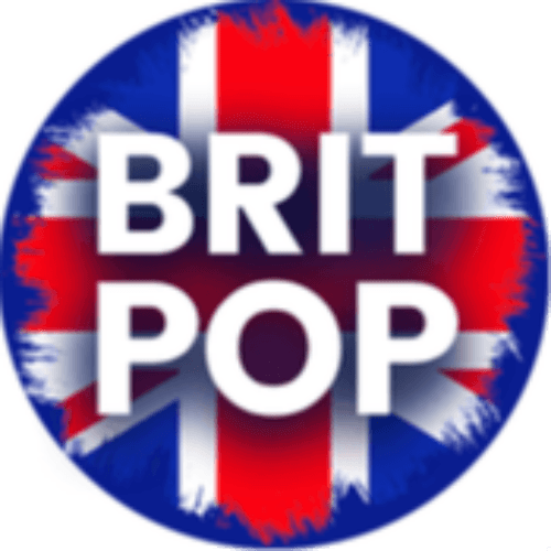 90s Britpop logo