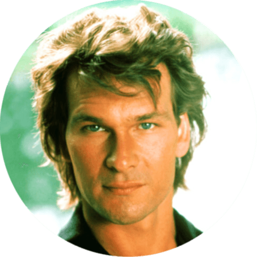 Legends of Film: Patrick Swayze logo