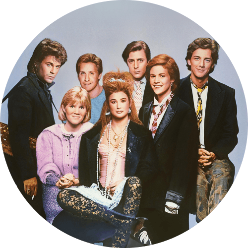 1980s Brat Pack logo