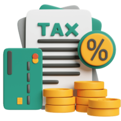 Trivia and Taxes logo