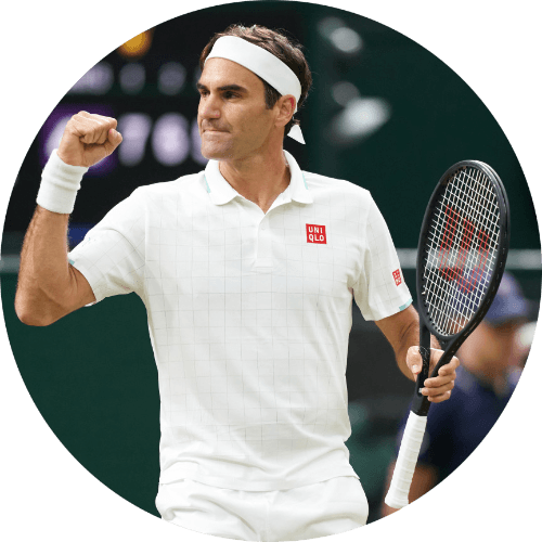 Legends of Sports: Roger Federer logo
