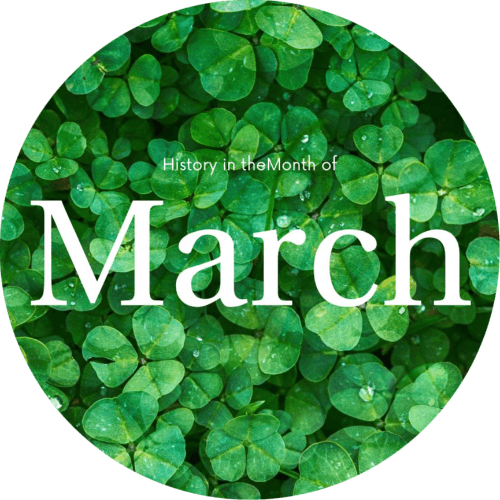 History in the Month of March logo
