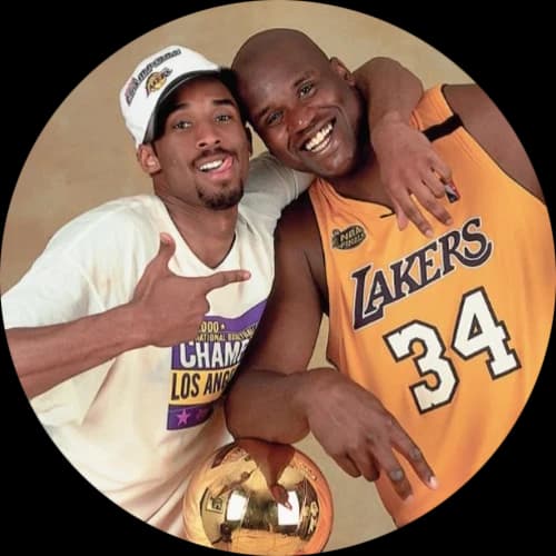 Shaq, Kobe, Phil & the 2000s Era Lakers logo