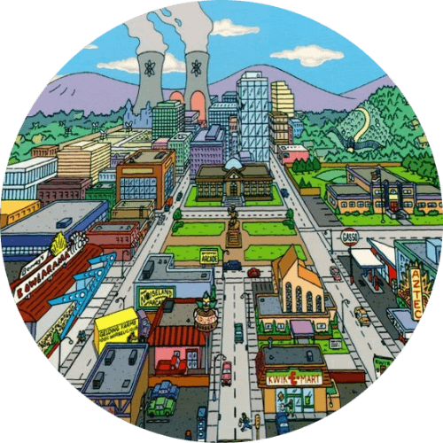 Fictional Film & TV Towns logo