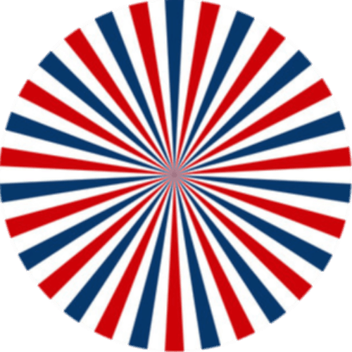 Red, White & Blue logo