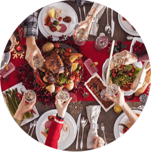 Christmas Dinner Around the World logo