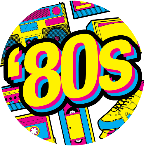 Very 80s logo