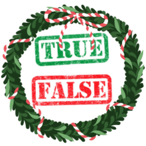 True or False: Holiday Edition logo