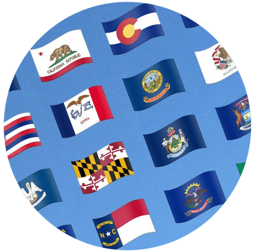 U.S. State Flags logo
