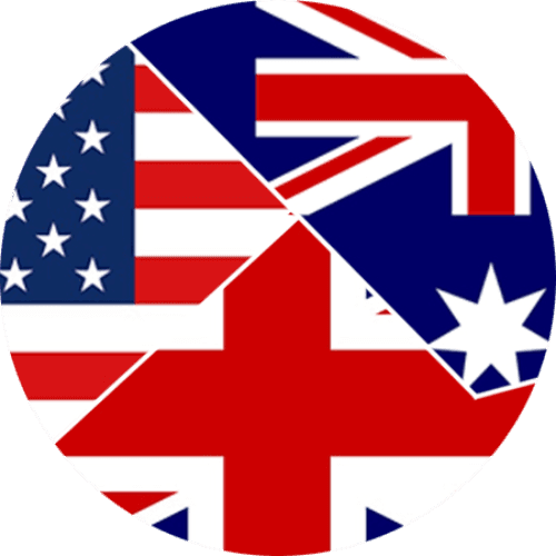 The Three Englishes logo