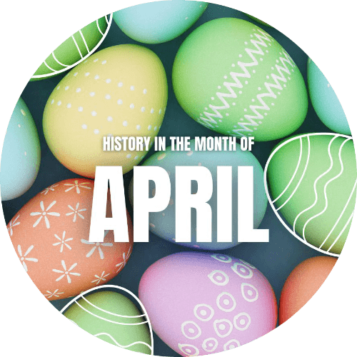 History in the Month of April logo