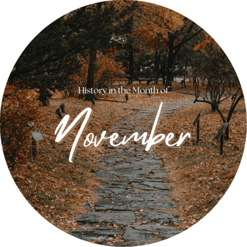 History in the Month of November logo