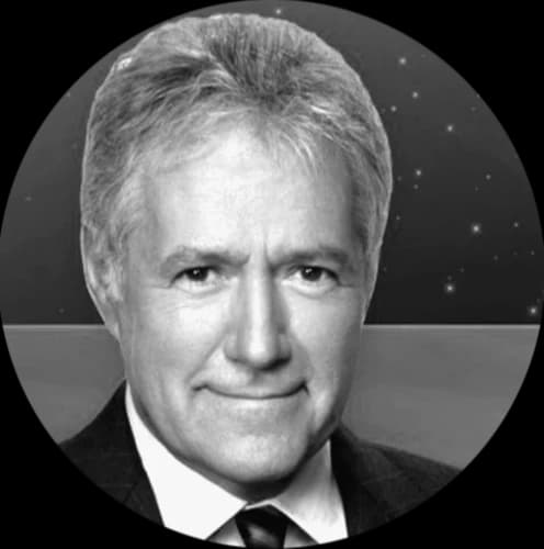Alex Trebek & Jeopardy Tribute logo
