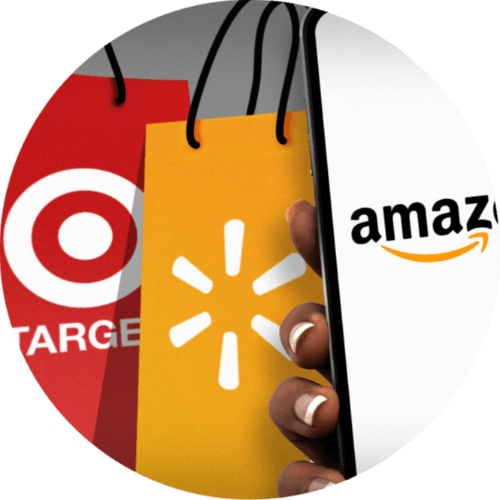 Amazon, Walmart, or Target? logo