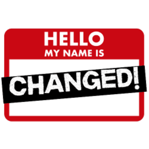 Famous Name Changes logo